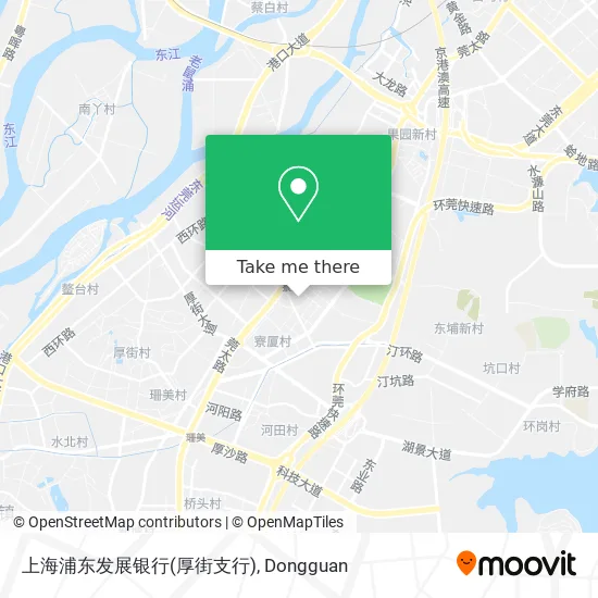 上海浦东发展银行(厚街支行) map