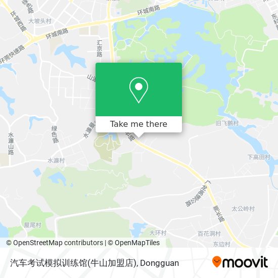 汽车考试模拟训练馆(牛山加盟店) map
