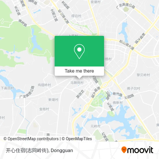 开心住宿(志同岭街) map