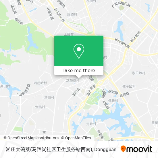 湘庄大碗菜(马蹄岗社区卫生服务站西南) map
