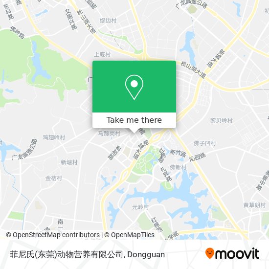 菲尼氏(东莞)动物营养有限公司 map