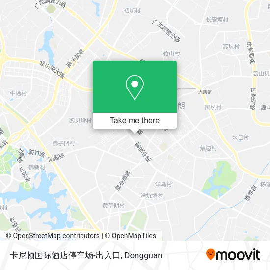 卡尼顿国际酒店停车场-出入口 map