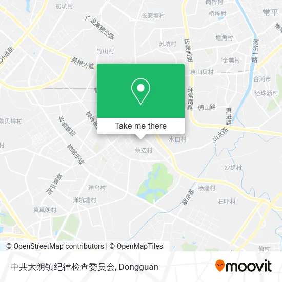 中共大朗镇纪律检查委员会 map