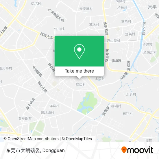 东莞市大朗镇委 map