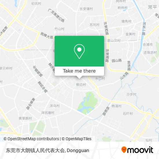 东莞市大朗镇人民代表大会 map