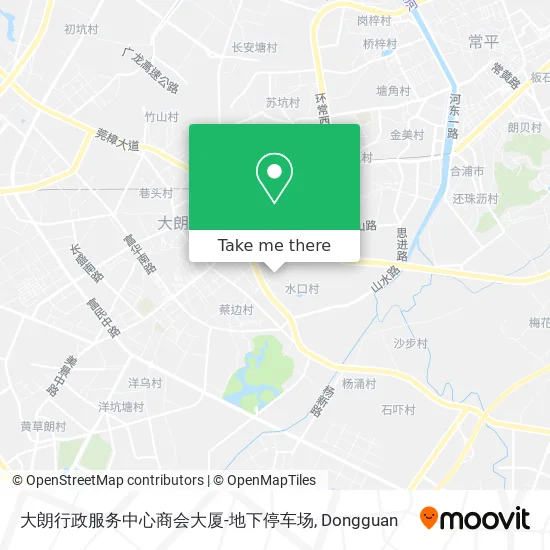 大朗行政服务中心商会大厦-地下停车场 map