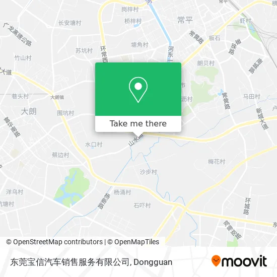 东莞宝信汽车销售服务有限公司 map