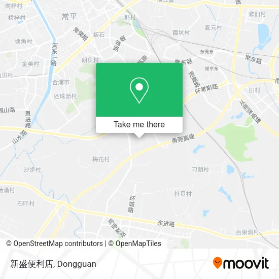新盛便利店 map