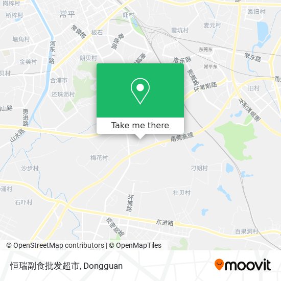 恒瑞副食批发超市 map