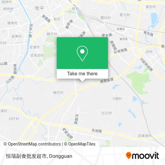 恒瑞副食批发超市 map