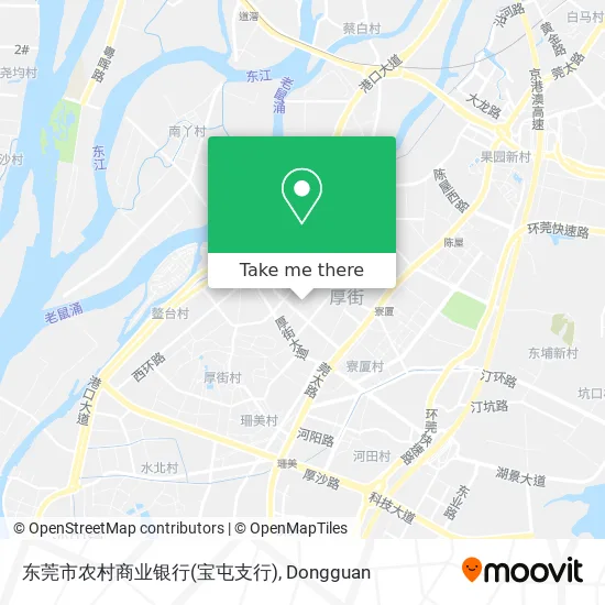 东莞市农村商业银行(宝屯支行) map