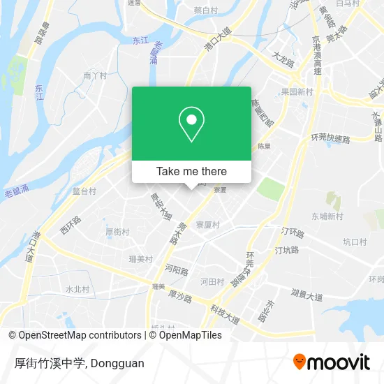 厚街竹溪中学 map