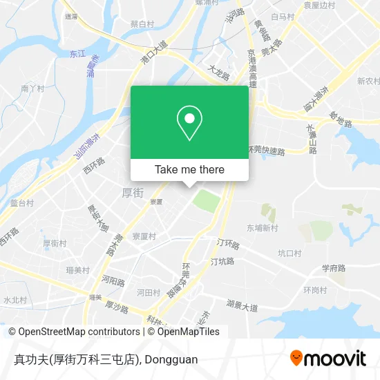 真功夫(厚街万科三屯店) map