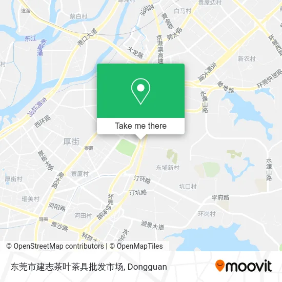 东莞市建志茶叶茶具批发市场 map