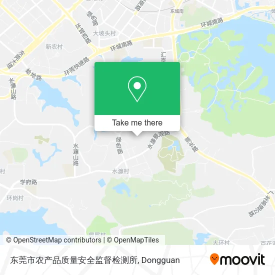 东莞市农产品质量安全监督检测所 map