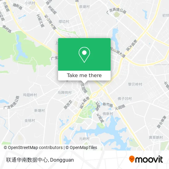 联通华南数据中心 map