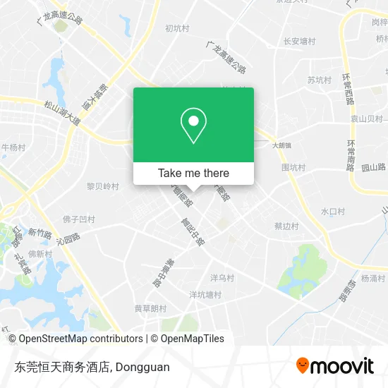 东莞恒天商务酒店 map