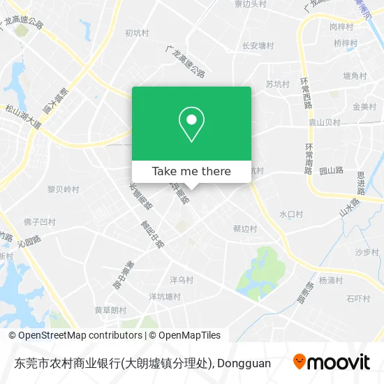 东莞市农村商业银行(大朗墟镇分理处) map