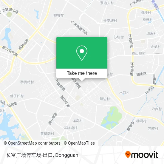 长富广场停车场-出口 map