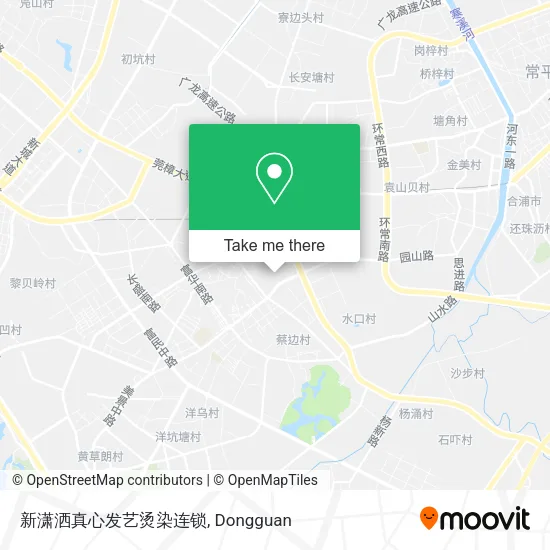 新潇洒真心发艺烫染连锁 map