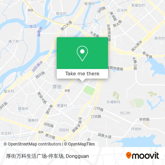 厚街万科生活广场-停车场 map