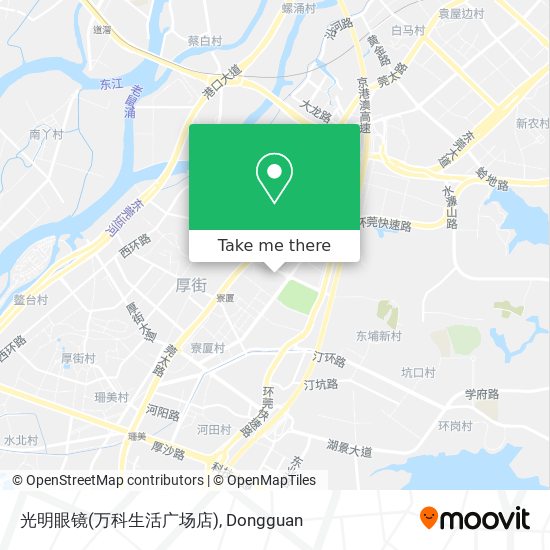 光明眼镜(万科生活广场店) map