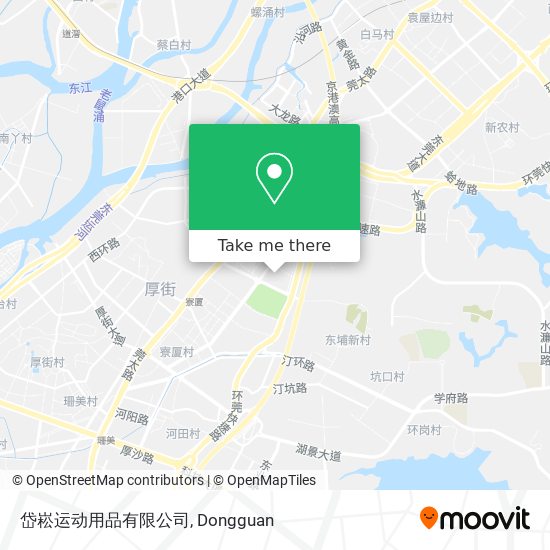 岱崧运动用品有限公司 map