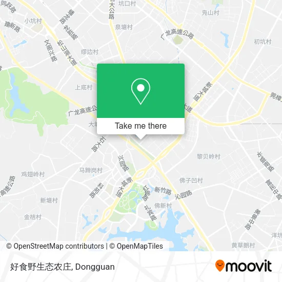 好食野生态农庄 map