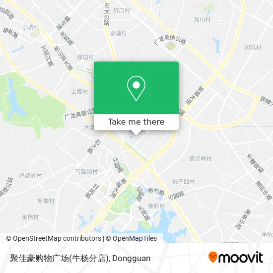 聚佳豪购物广场(牛杨分店) map