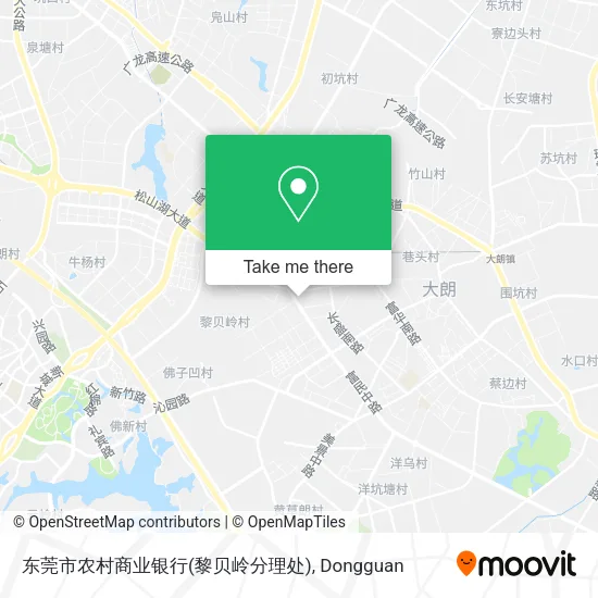 东莞市农村商业银行(黎贝岭分理处) map