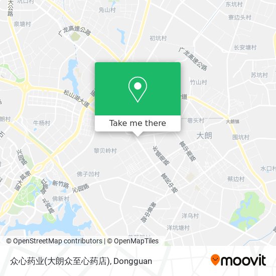 众心药业(大朗众至心药店) map