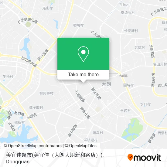 美宜佳超市(美宜佳（大朗大朗新和路店）) map