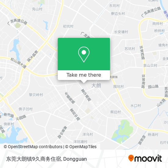 东莞大朗镇9久商务住宿 map