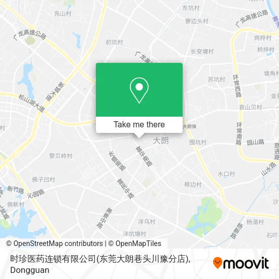 时珍医药连锁有限公司(东莞大朗巷头川豫分店) map
