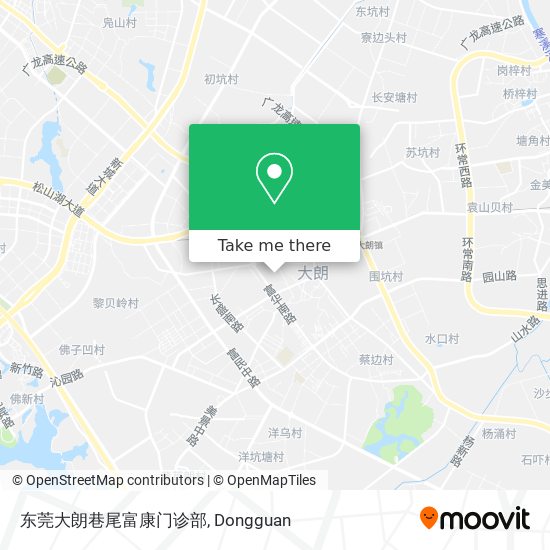 东莞大朗巷尾富康门诊部 map
