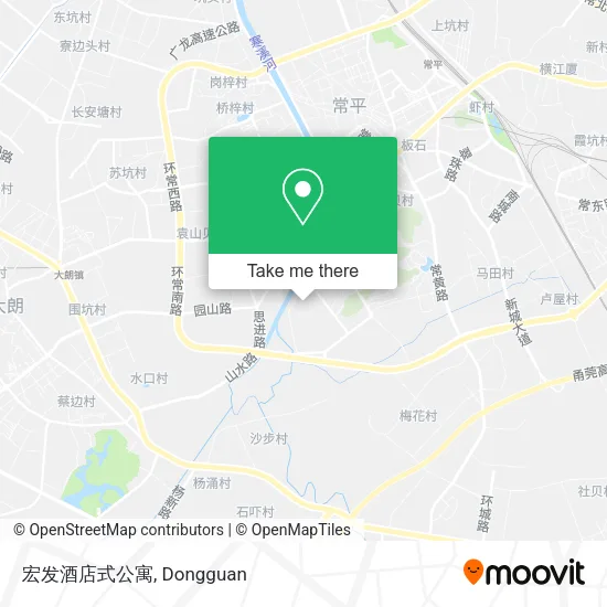 宏发酒店式公寓 map