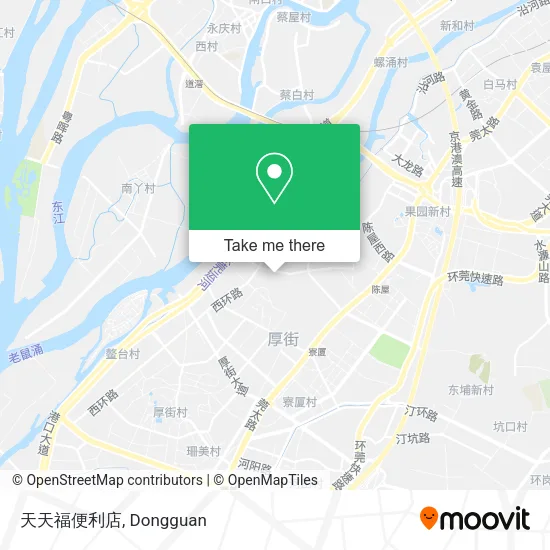 天天福便利店 map