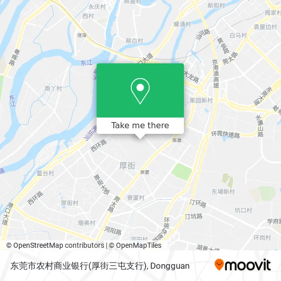 东莞市农村商业银行(厚街三屯支行) map