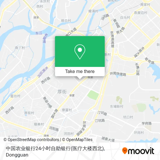 中国农业银行24小时自助银行(医疗大楼西北) map