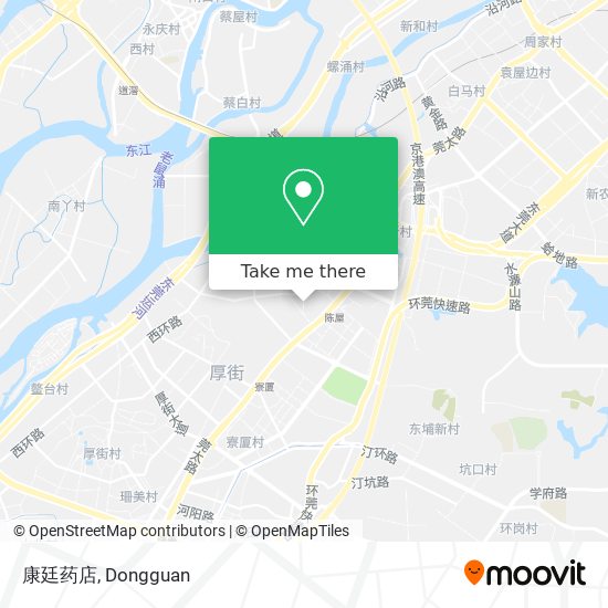 康廷药店 map