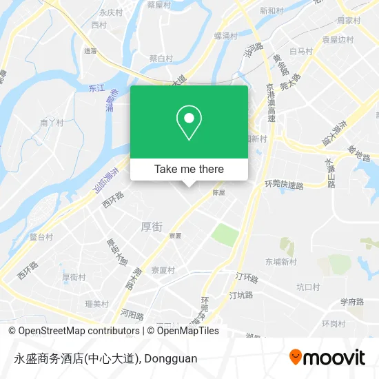 永盛商务酒店(中心大道) map
