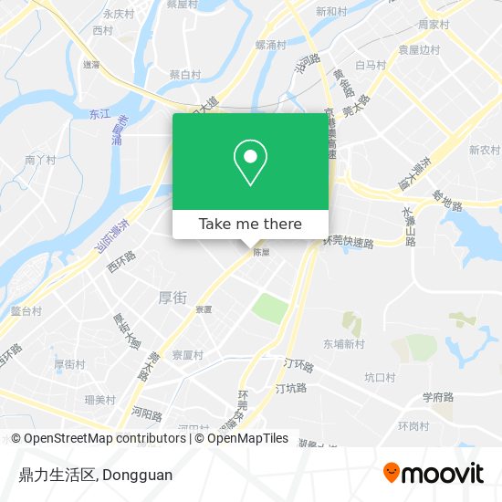 鼎力生活区 map