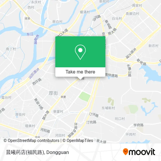 晨曦药店(福民路) map