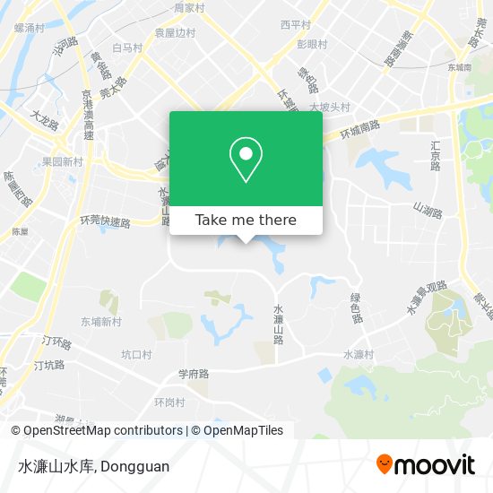水濂山水库 map