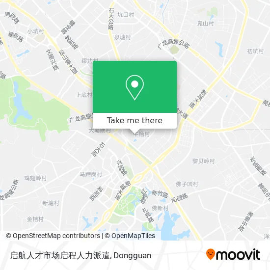 启航人才市场启程人力派遣 map