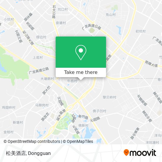 松美酒店 map