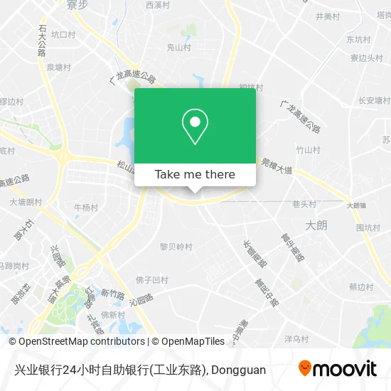 兴业银行24小时自助银行(工业东路) map