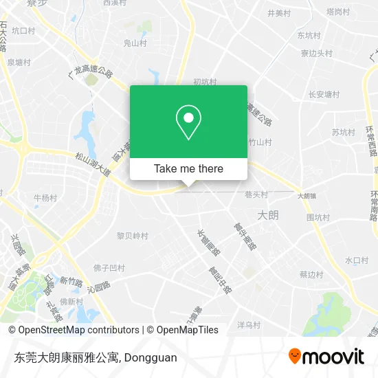 东莞大朗康丽雅公寓 map