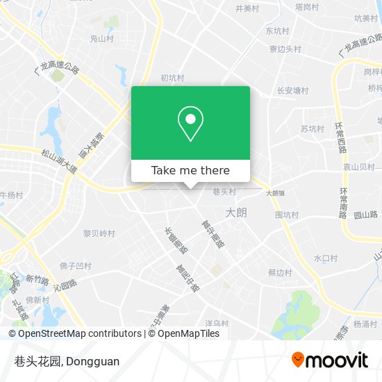 巷头花园 map