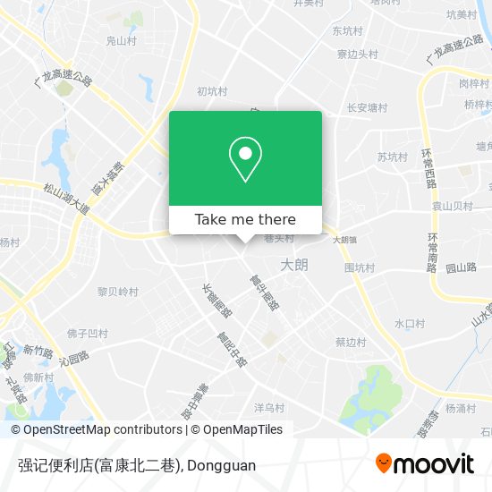 强记便利店(富康北二巷) map